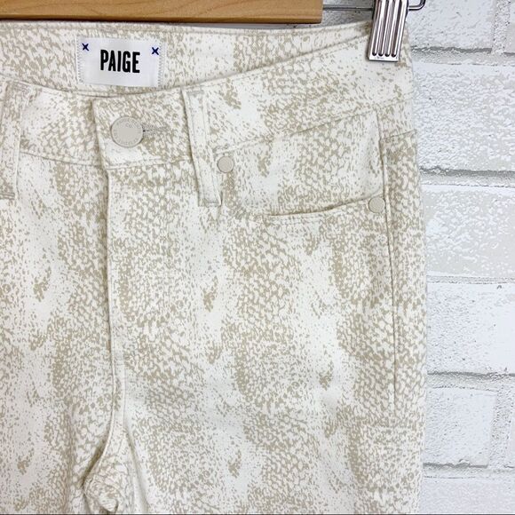 Like New Paige Hoxton Ultra Skinny Python Pant O5 - Picture 5 of 9
